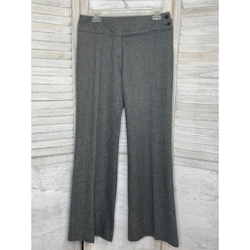 United Colors Of Benetton Wool Tweed Wide Leg Trousers Women's Size US 6 / EU 42